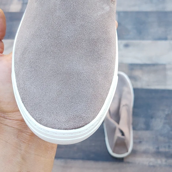 DV By Dolce Vida Roselyn Suede High Top Sneakers Chukka style pull on sz 8 women - Picture 5 of 15